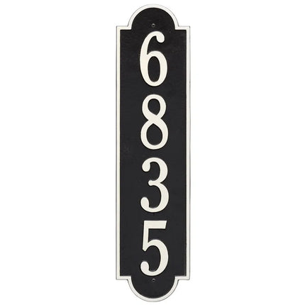 Personalized Vertical Large Address Plaque - 1 Line