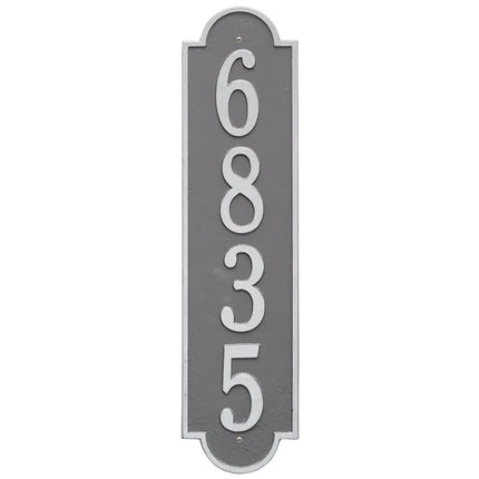 Personalized Vertical Large Address Plaque - 1 Line