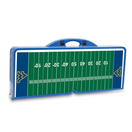 West Virginia Mountaineers Picnic Table Portable Folding Table w Seats