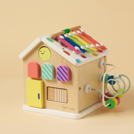Tiny Land Cottage Activity Cube - Rainbow