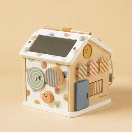 Tiny Land Cottage Activity Cube - Morandi