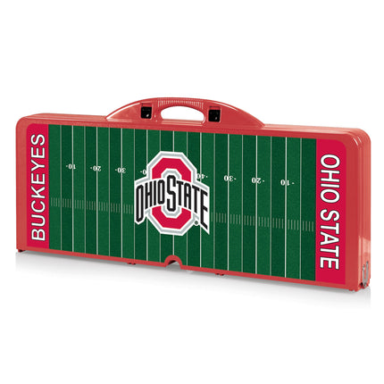 Ohio State Buckeyes - Picnic Table Portable Folding Table with Seats