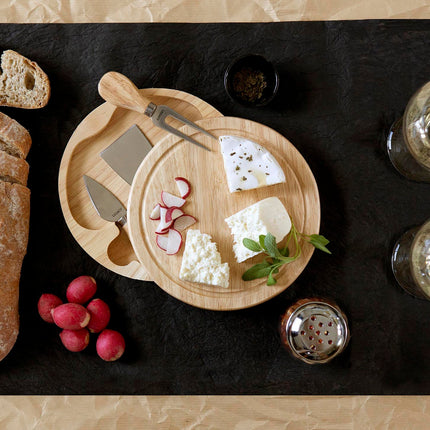 TCU Horned Frogs - Brie Cheese Cutting Board & Tools Set