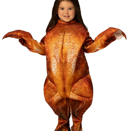 Kids Oven-Roasted Cooked Turkey Onesie Costume