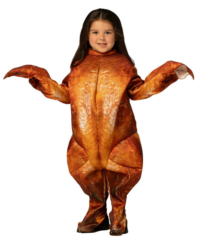 Kids Oven-Roasted Cooked Turkey Onesie Costume