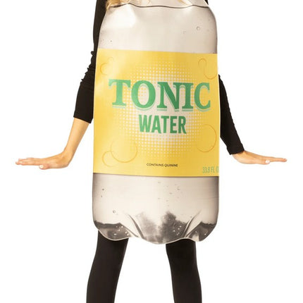 Adult Tonic Water Bottle Tunic Costume with Hat
