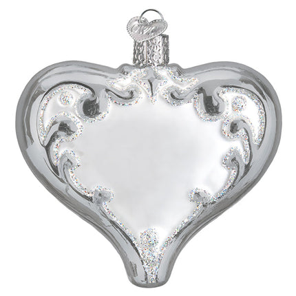 25th Anniversary Heart Ornament