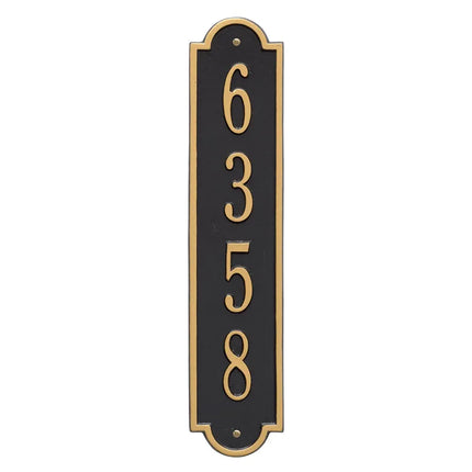 Personalized Vertical Address Plaque - 1 Line