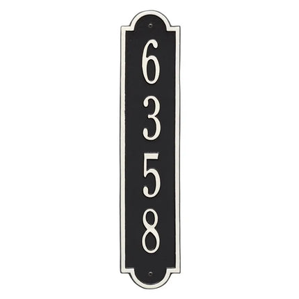Personalized Vertical Address Plaque - 1 Line