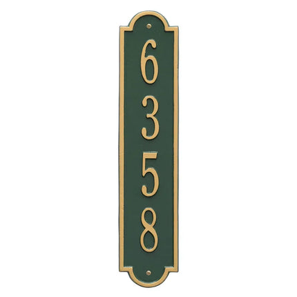Personalized Vertical Address Plaque - 1 Line