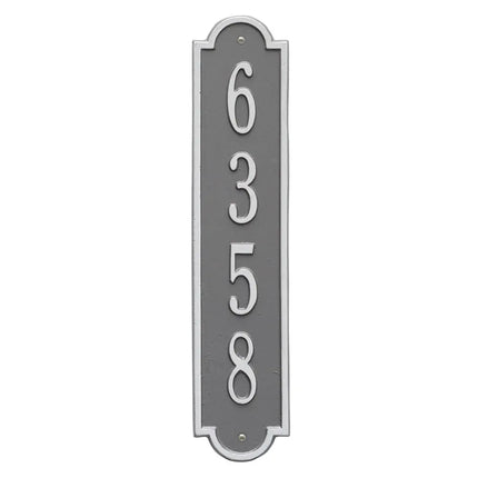 Personalized Vertical Address Plaque - 1 Line