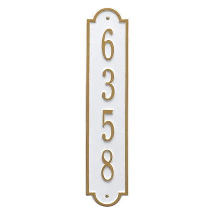 Personalized Vertical Address Plaque - 1 Line