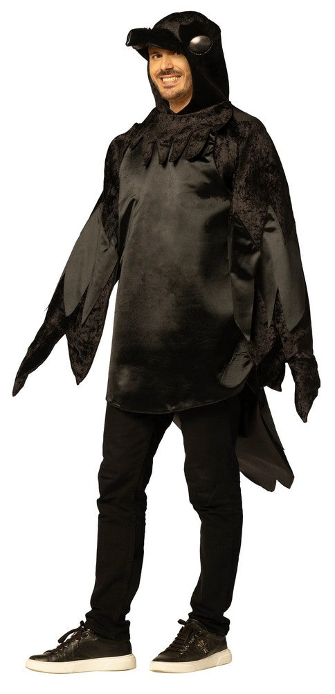 Adult Black Raven Long-Sleeved Tunic Costume
