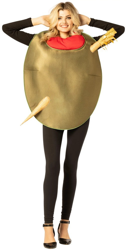 Adult Green Olive with Toothpick Tunic Costume