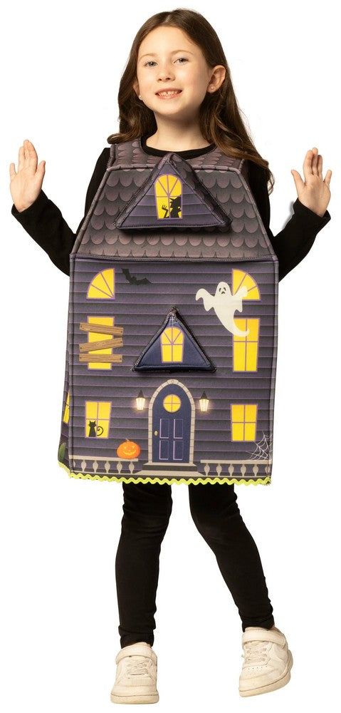Kids Haunted House Sleeveless Tunic Costume