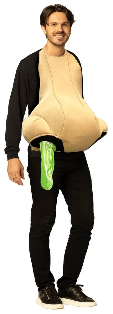 Adult Nose with Green Booger Tunic Costume