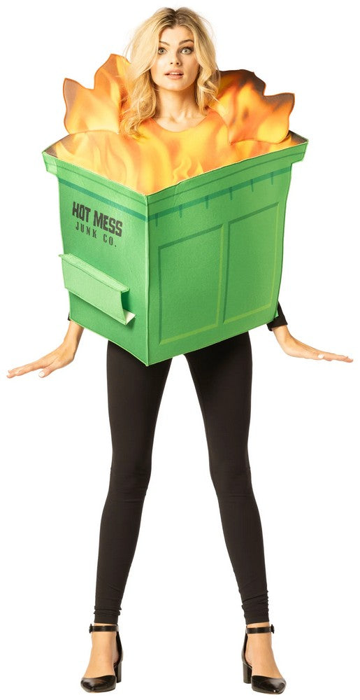 Adult Dumpster Fire Tunic Costume