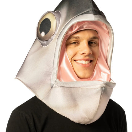 Adult Open-Mouth Fish Headpiece Costume