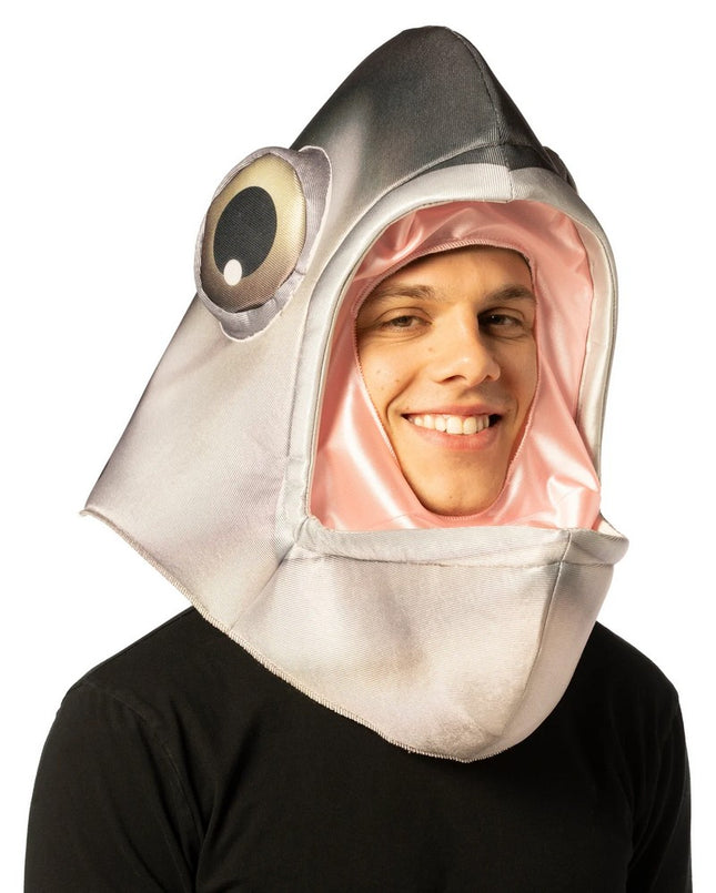 Adult Open-Mouth Fish Headpiece Costume