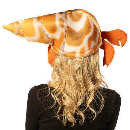 Adult Red Hermit Crab Costume Hat