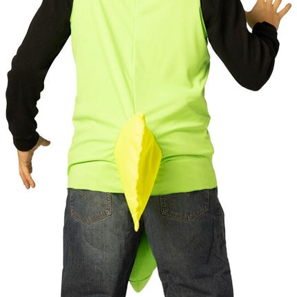 Adult Glow-in-the-Dark Green Seahorse Tunic Costume