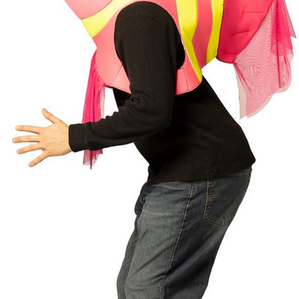 Adult Glow-in-the-Dark Pink Fish Tunic Costume