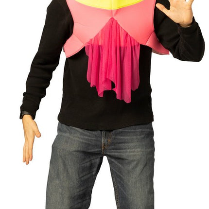 Adult Glow-in-the-Dark Pink Fish Tunic Costume
