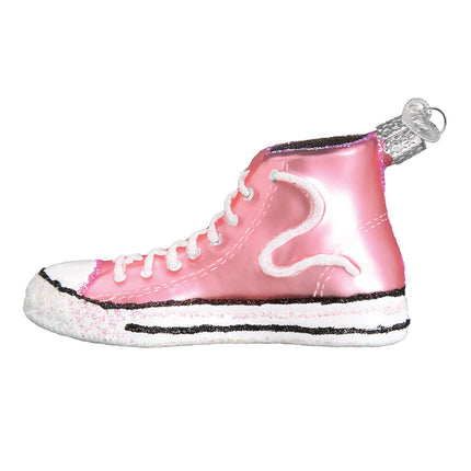 Pink High-top Sneaker Ornament