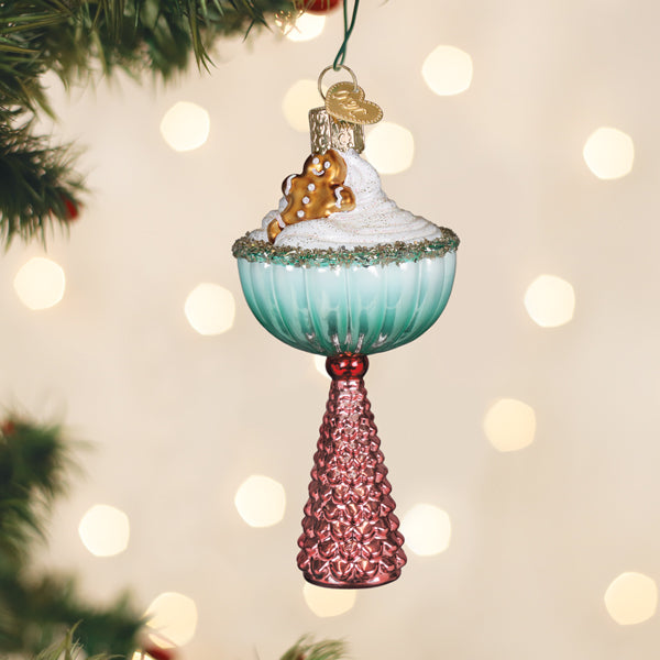 Gingerbread Glam Cocktail Ornament