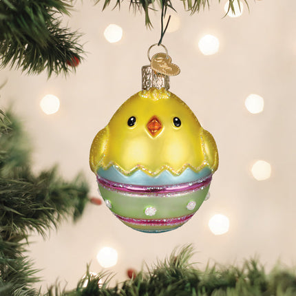 Chick In Easter Egg Ornament