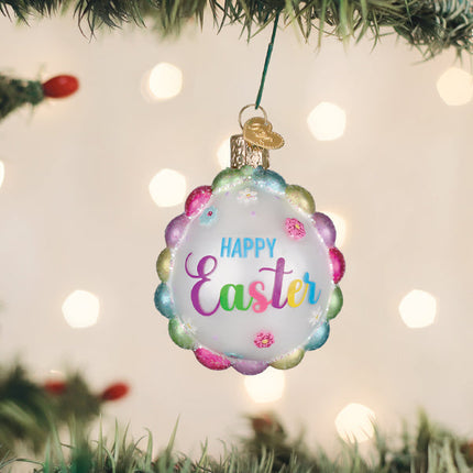Scalloped Easter Egg Ornament
