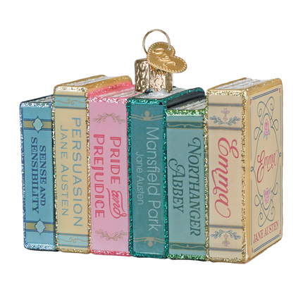 Jane Austen Books Ornament