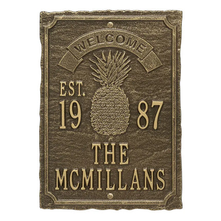 Personalized Antebellum Plaque