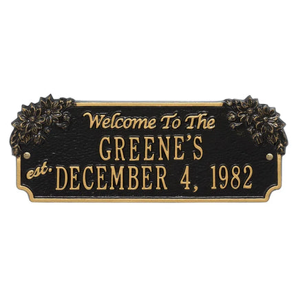 Personalized Daisy Welcome Plaque