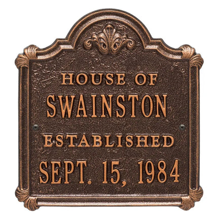 Chatham Anniversary Wedding Personalized Plaque