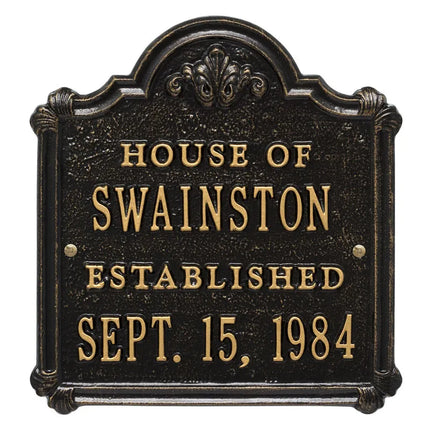 Chatham Anniversary Wedding Personalized Plaque