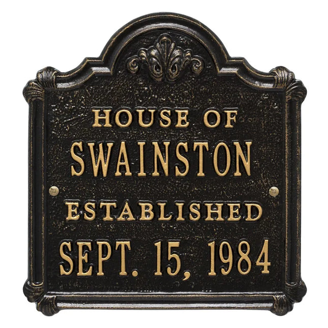 Chatham Anniversary Wedding Personalized Plaque