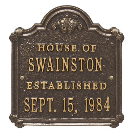 Chatham Anniversary Wedding Personalized Plaque