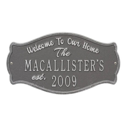 Personalized Fluted Arch Plaque