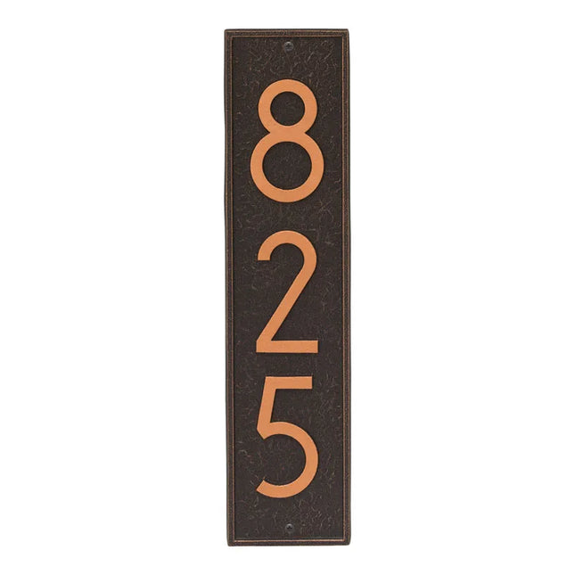 Personalized Delaware Modern Vertical Wall Plaque