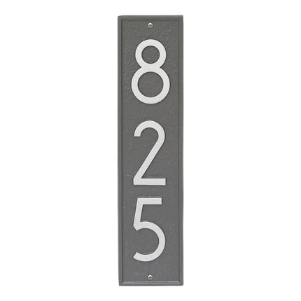 Personalized Delaware Modern Vertical Wall Plaque