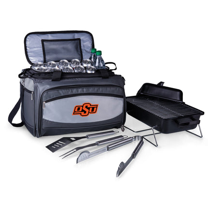 Oklahoma State Cowboys Buccaneer Portable Charcoal Grill & Cooler Tote