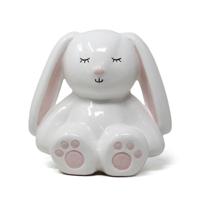 White Bunny Piggy Bank