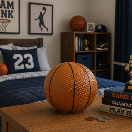 Basketball Shape Piggy Bank