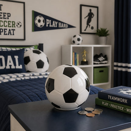 Soccer Ball Piggy Bank