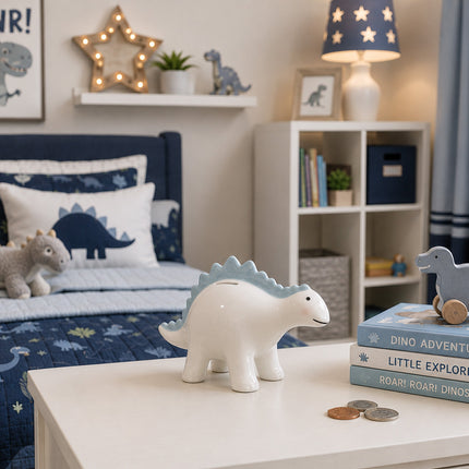 Theo Blue Dinosaur Bank