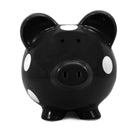 Black Polka Dot Piggy Bank