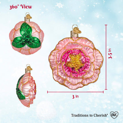 Peony Ornament
