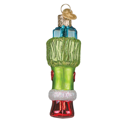 Green Mischief Stocking Ornament