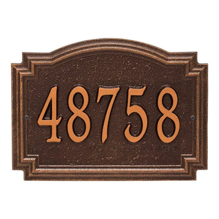 Personalized Williamsburg Address Plaque - 1 Line